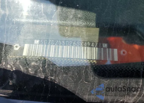 2006 Saturn Vue из США, поврежденный, VIN 5GZCZ33D26S849478